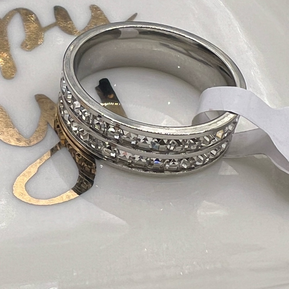 Double The Sparkle Ring - Size 9 - Picture 4 of 5